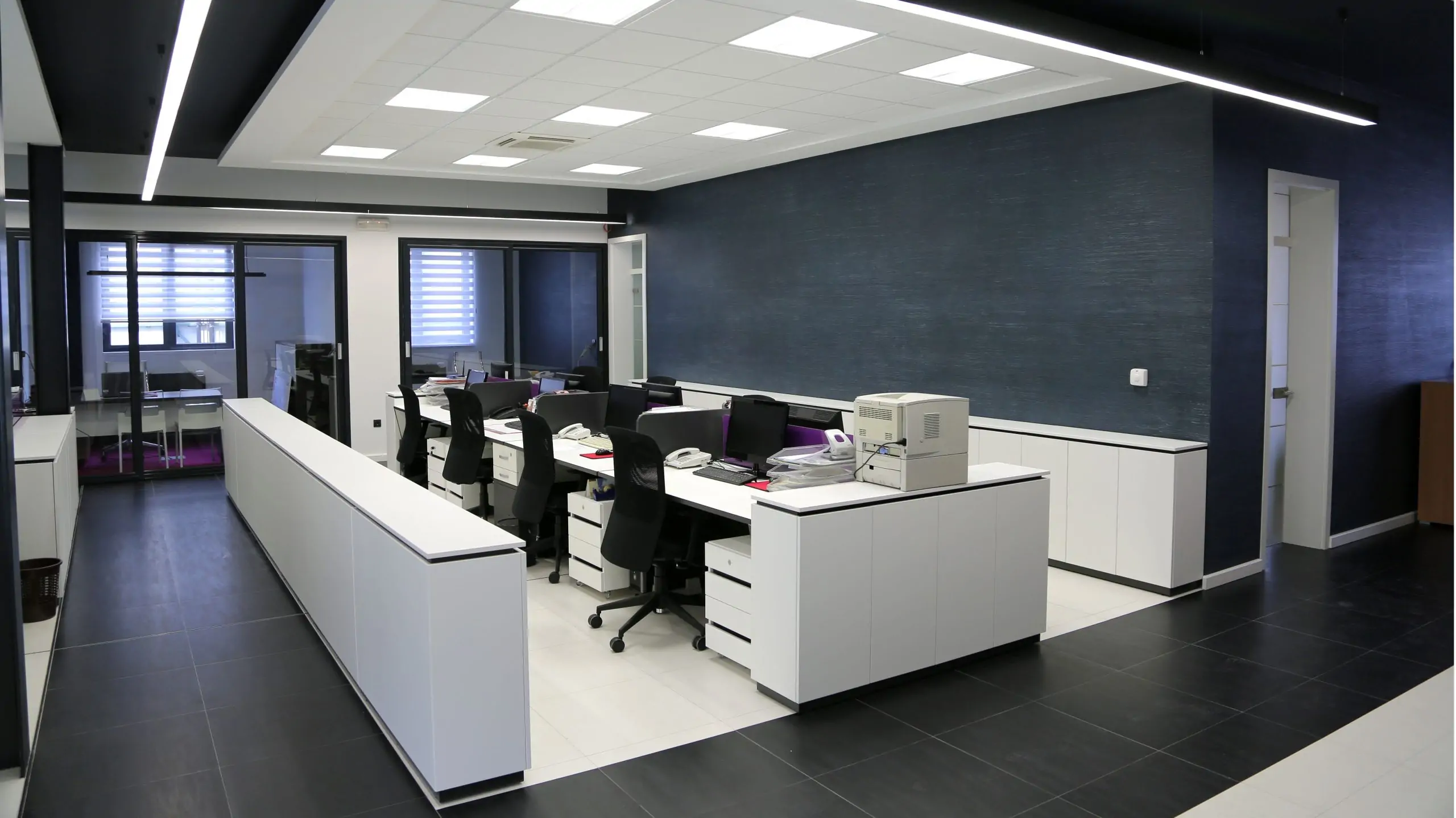 Acoustic treatment in a home office in Dubai