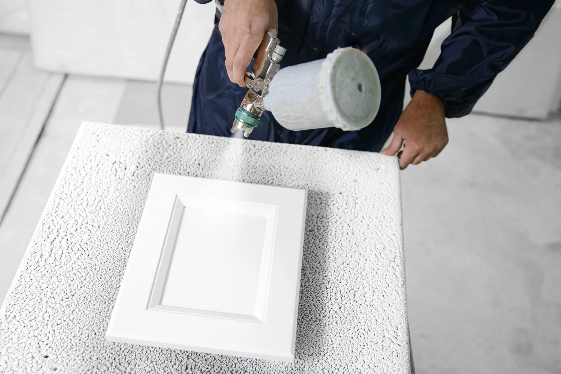 Furniture spray painting in Dubai by Abdulla Carpentry EST