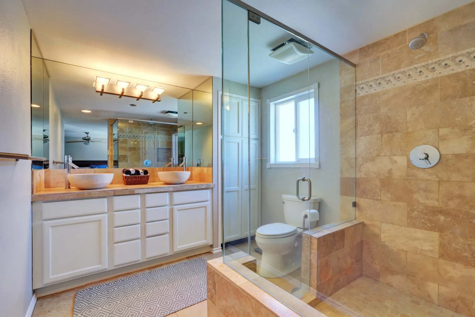 Installing a large mirror panel in a Dubai property