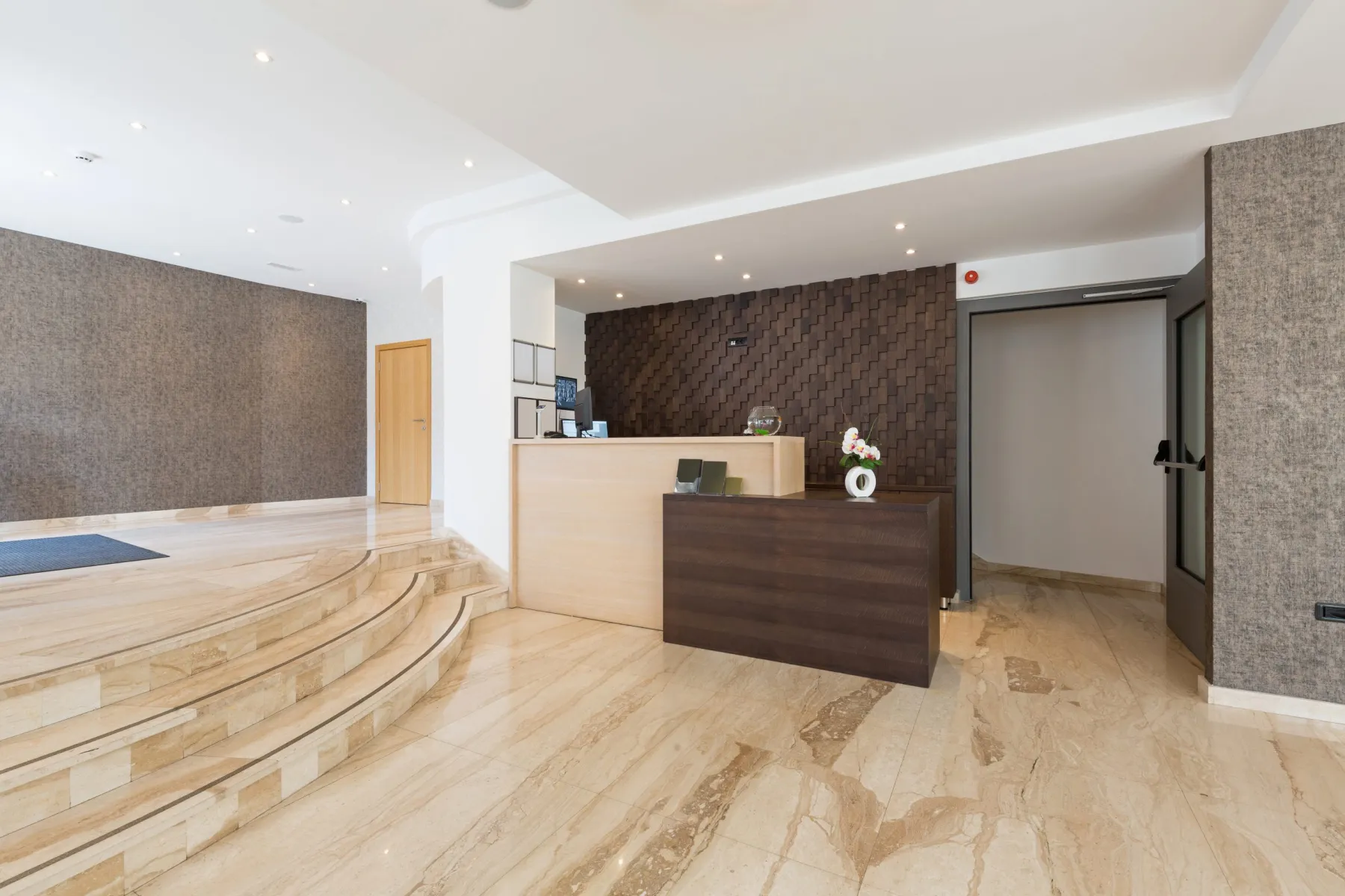 Hotel lobby and reception in Dubai