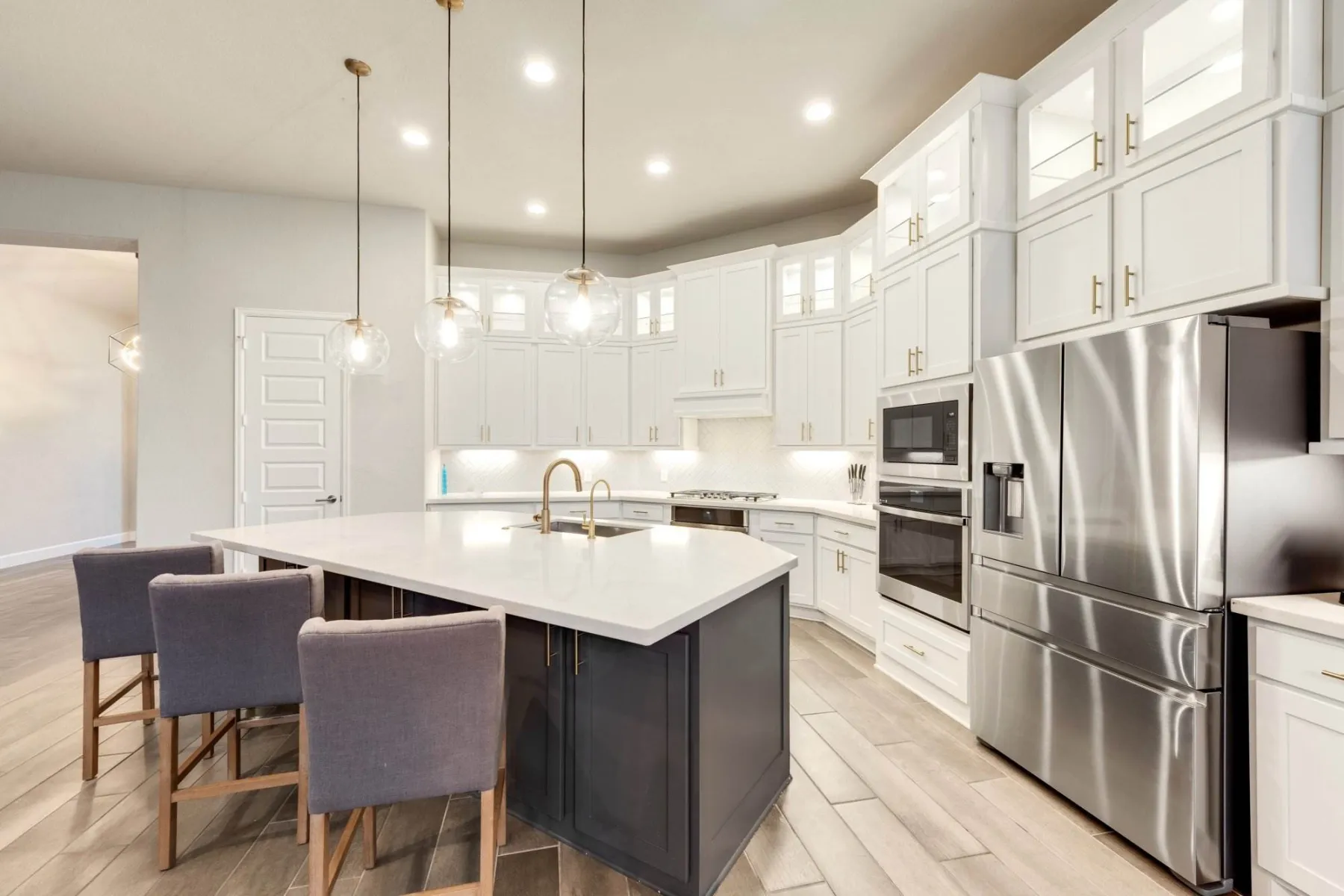 Custom kitchen cabinetry made in Dubai