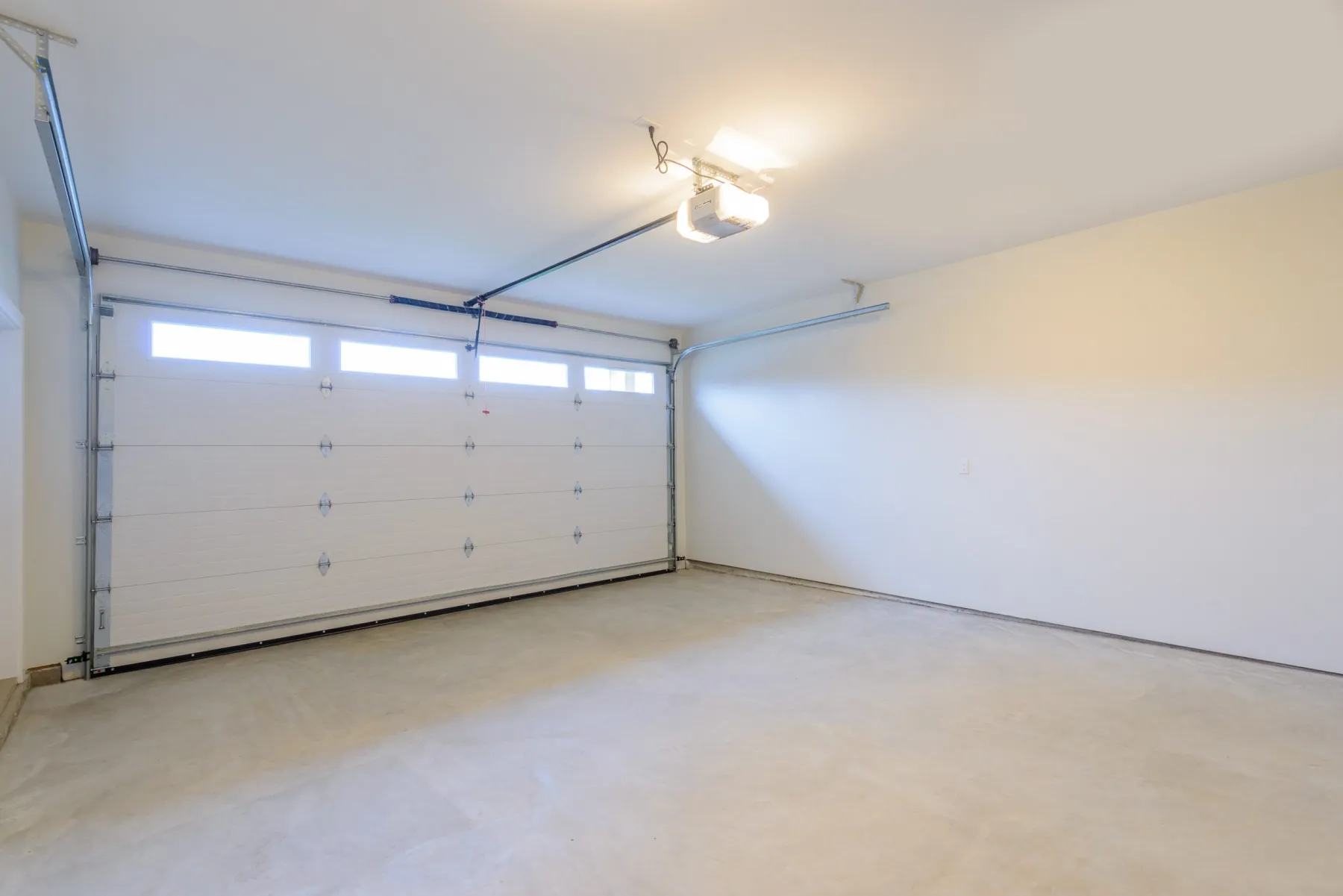 Garage wall, ceiling and flooring works