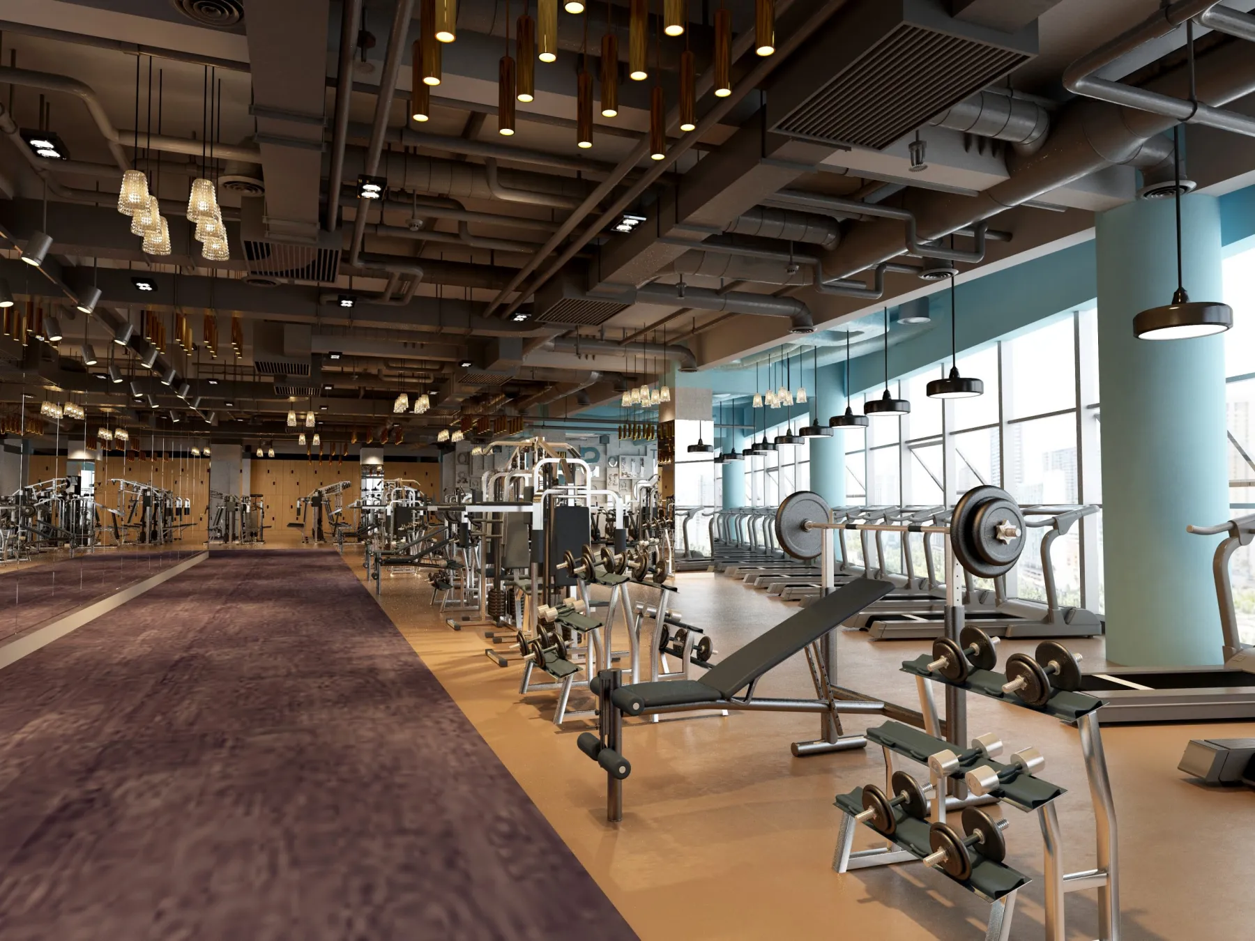 360 walkthrough render of a Dubai interior