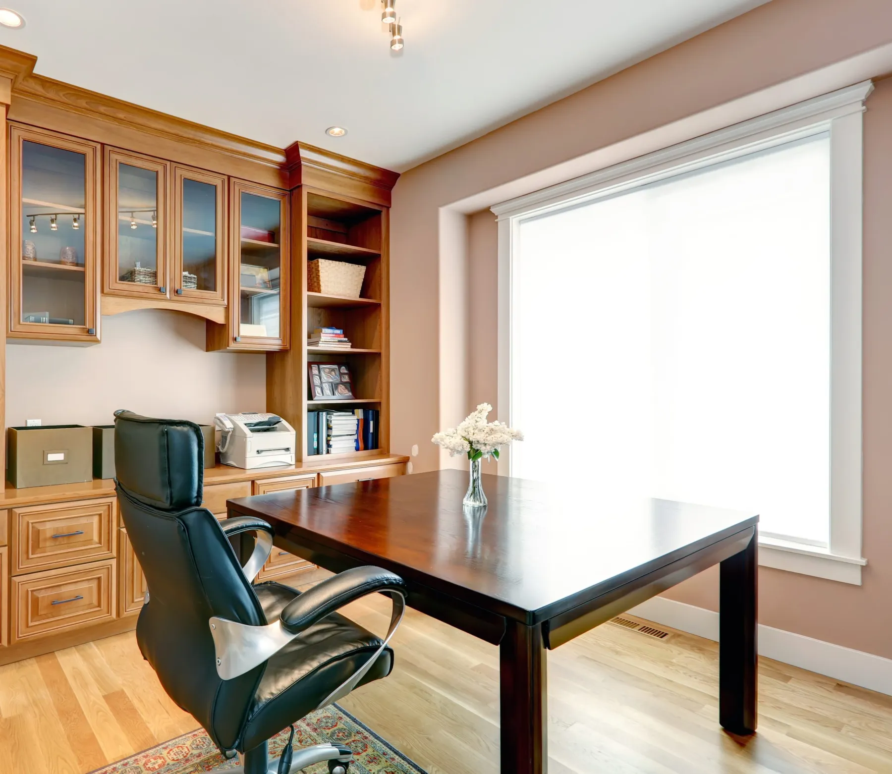 Home office storage cabinetry built in Dubai