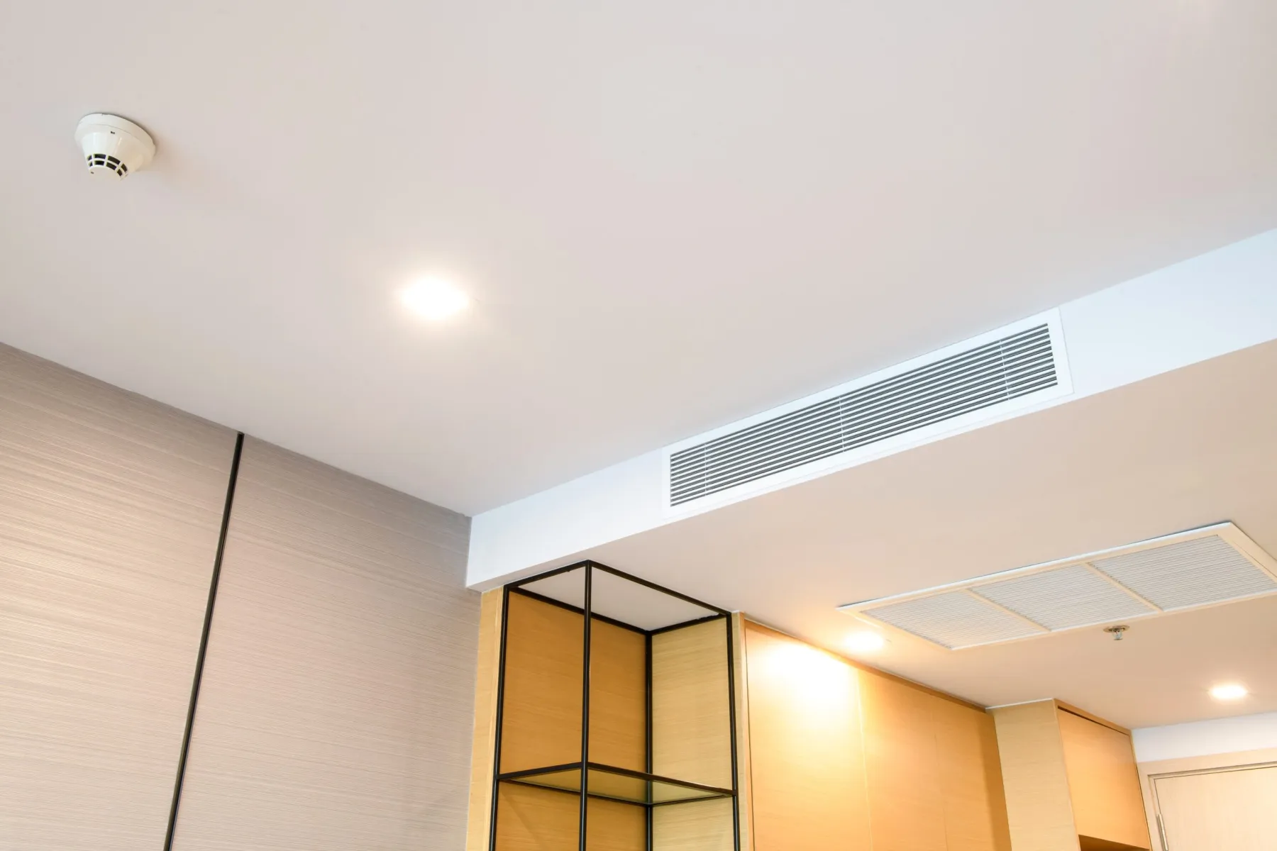 Ventilation works in a home office