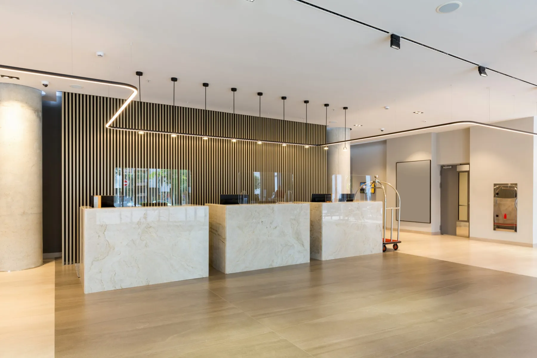 Medical centre reception in Dubai