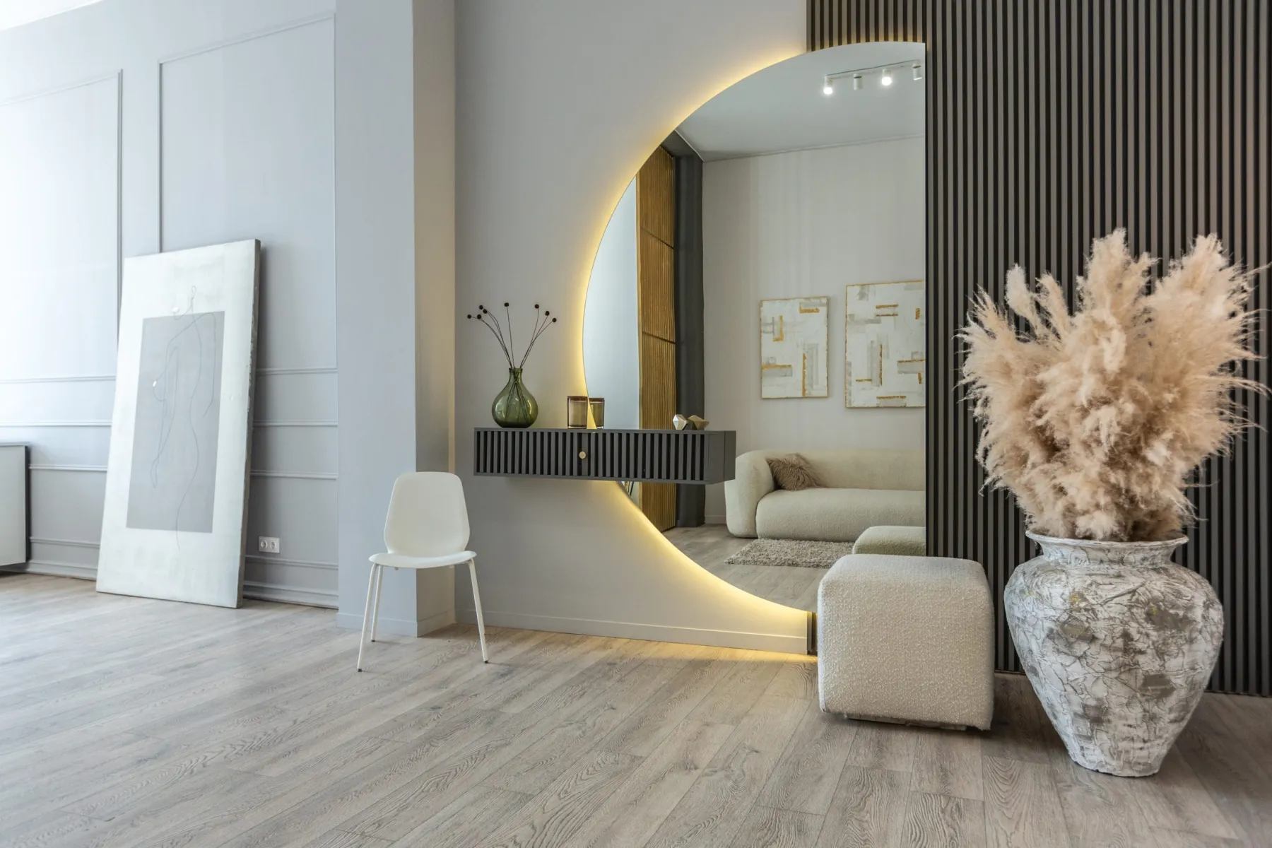 Internal plastering in a Dubai villa