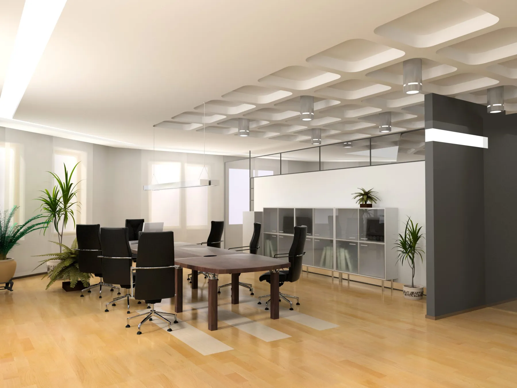 3D render of a bedroom interior design in Dubai
