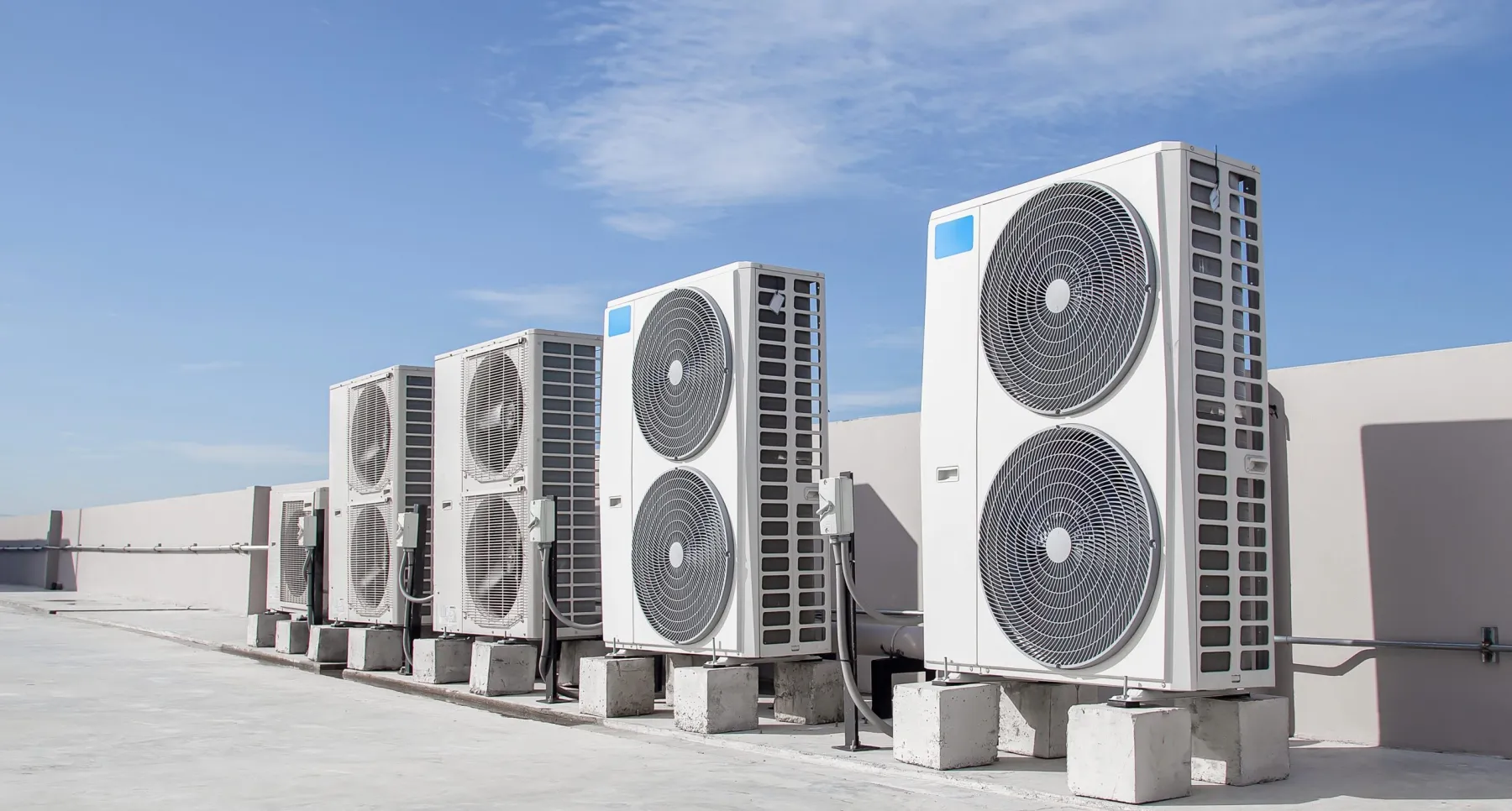 Office HVAC ductwork installation