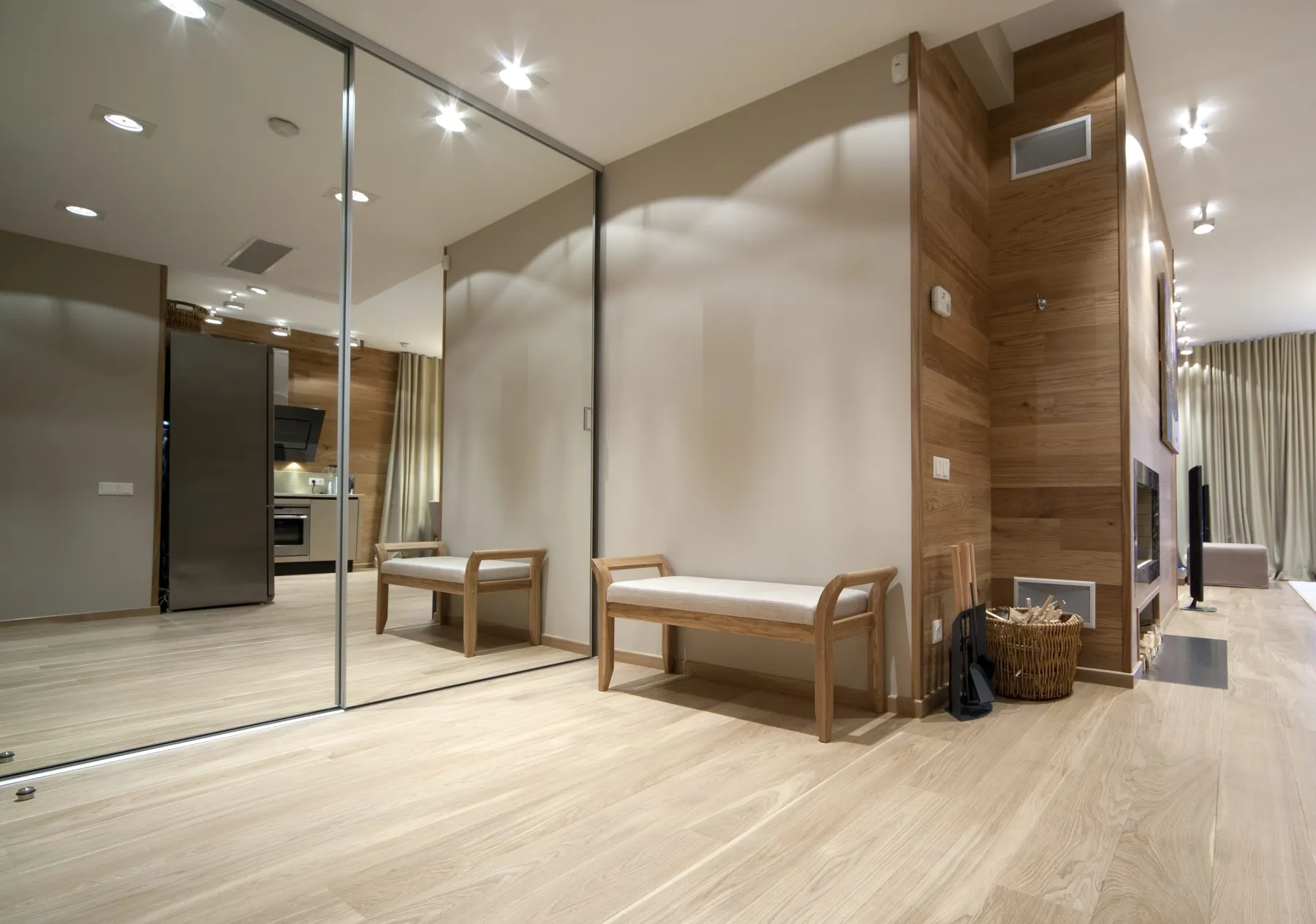 Installing acoustic panelling in a Dubai home cinema
