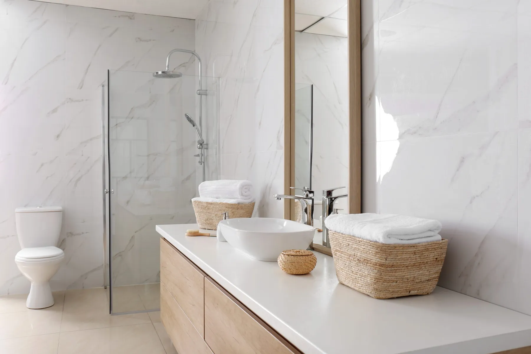 Selecting marble slabs for a Dubai project