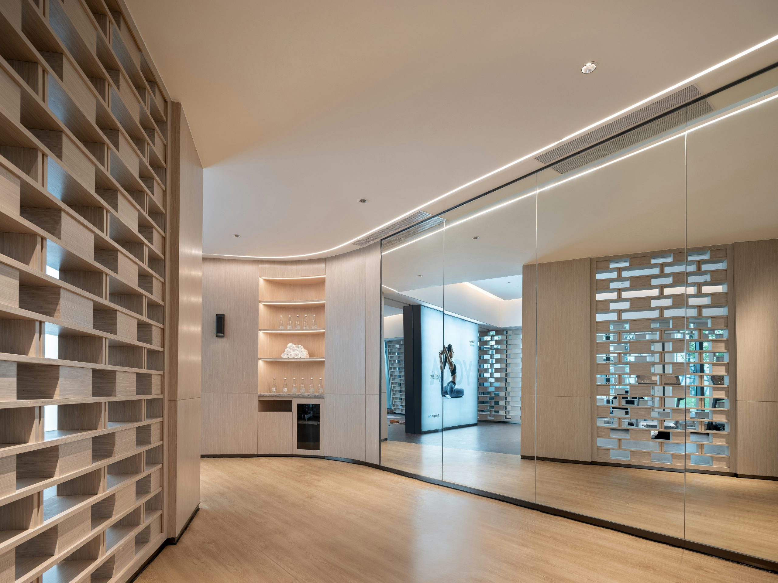 custom made mirror panels for gym