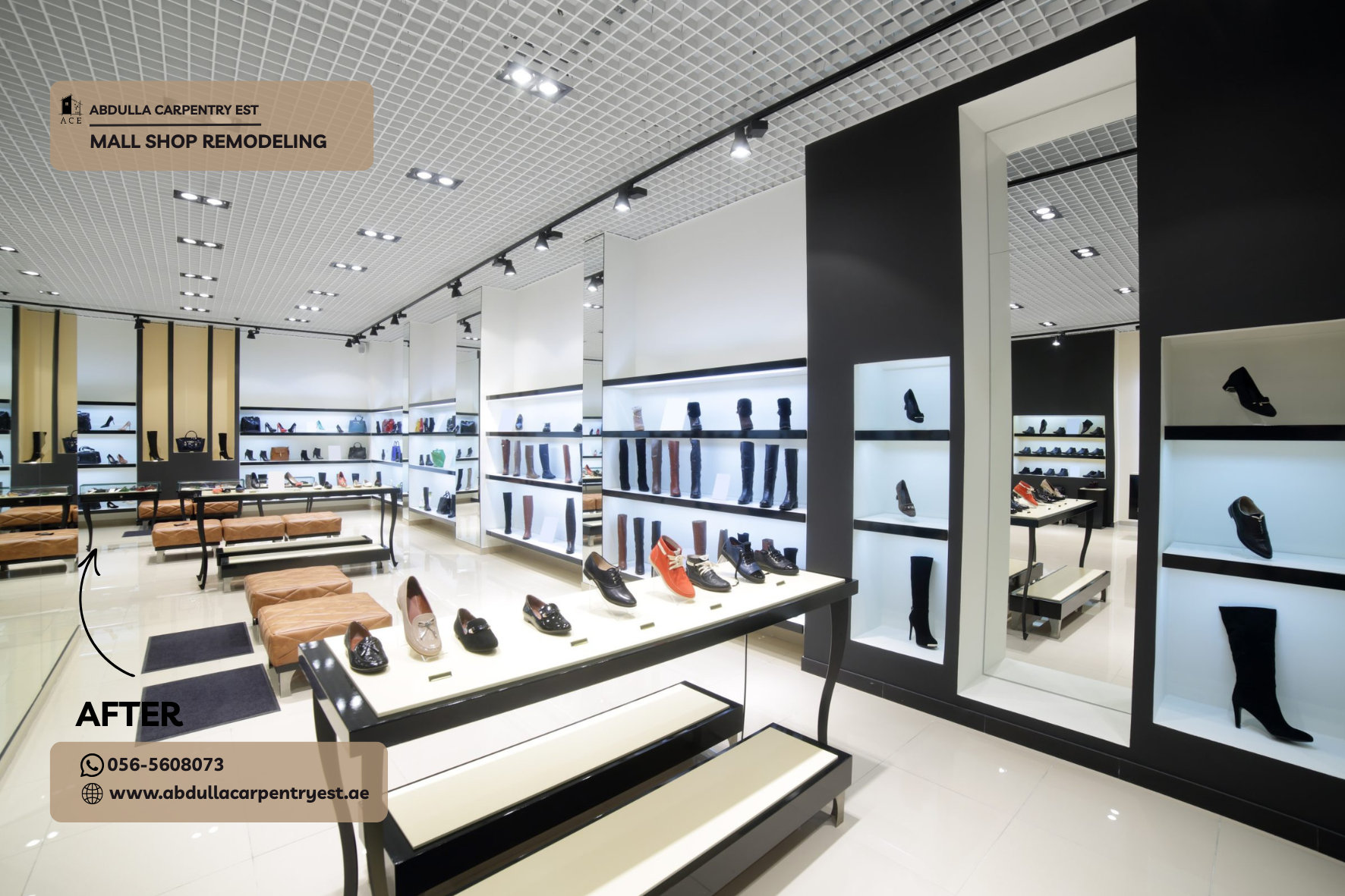 affordable shop renovation services in Dubai (after renovation)