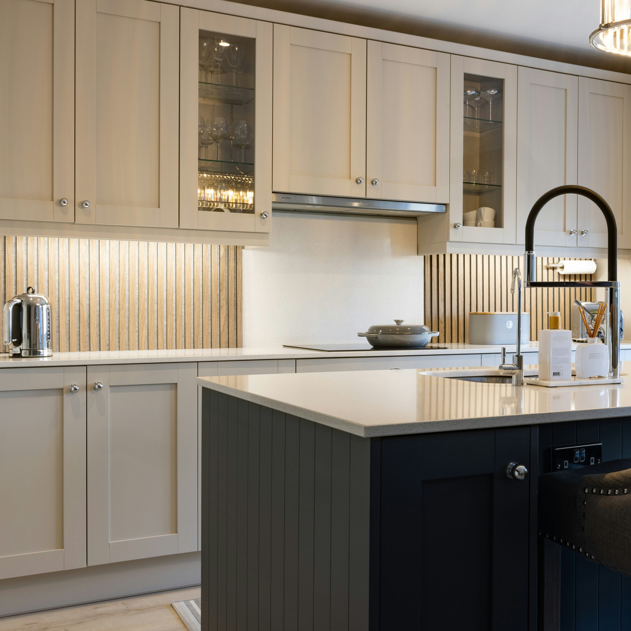 glass door for modern kitchen in dubai